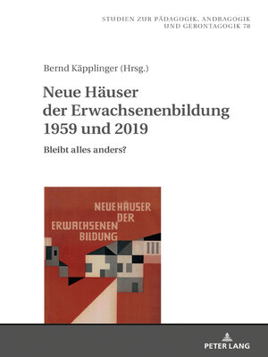 cover image of Neue Haeuser der Erwachsenenbildung 1959 und 2019